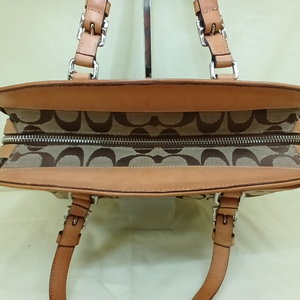 Coach Y2K Signature Hampton Tassel Satchel Handbag 6828 Coach - Picture 5 of 15
